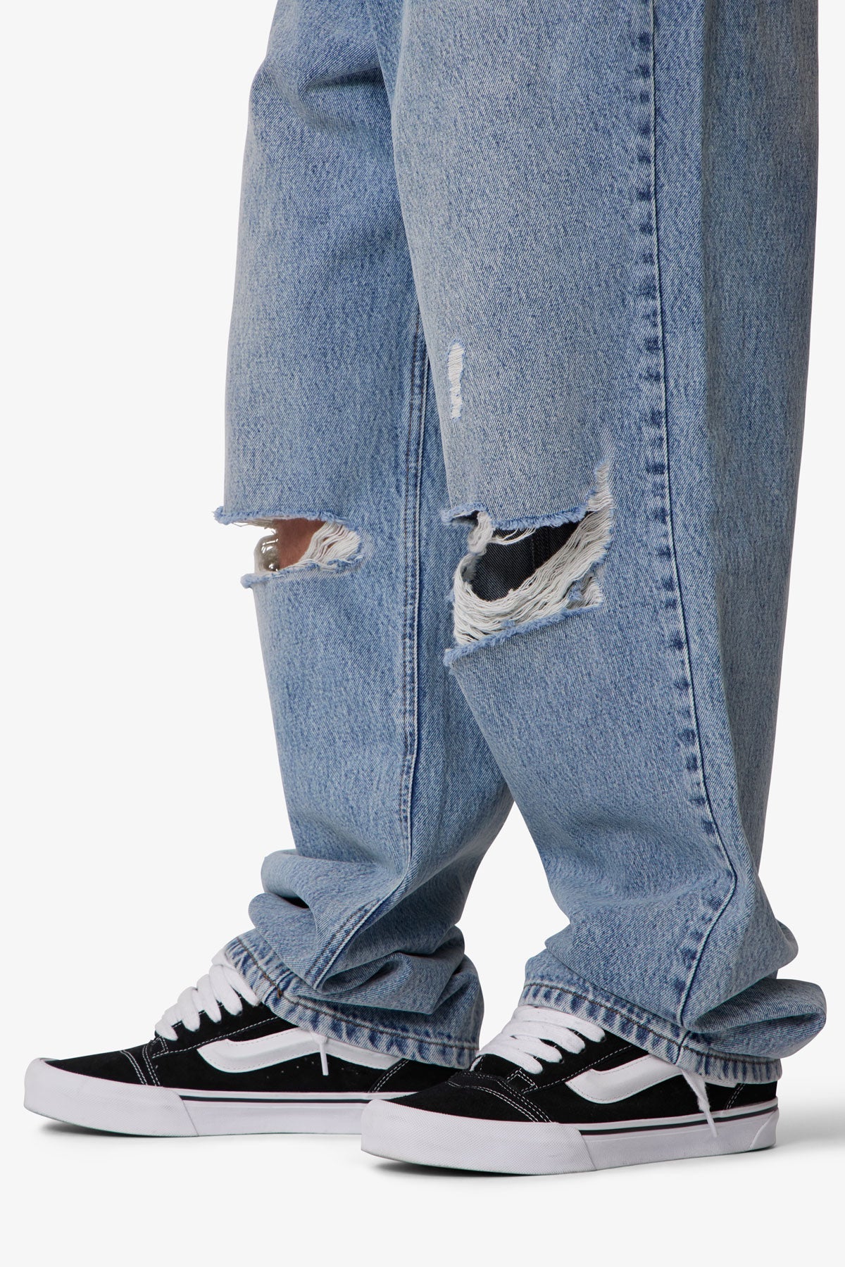 Ultra Baggy Blowout Denim - Washed Vintage Blue