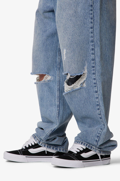 Ultra Baggy Blowout Denim - Washed Vintage Blue