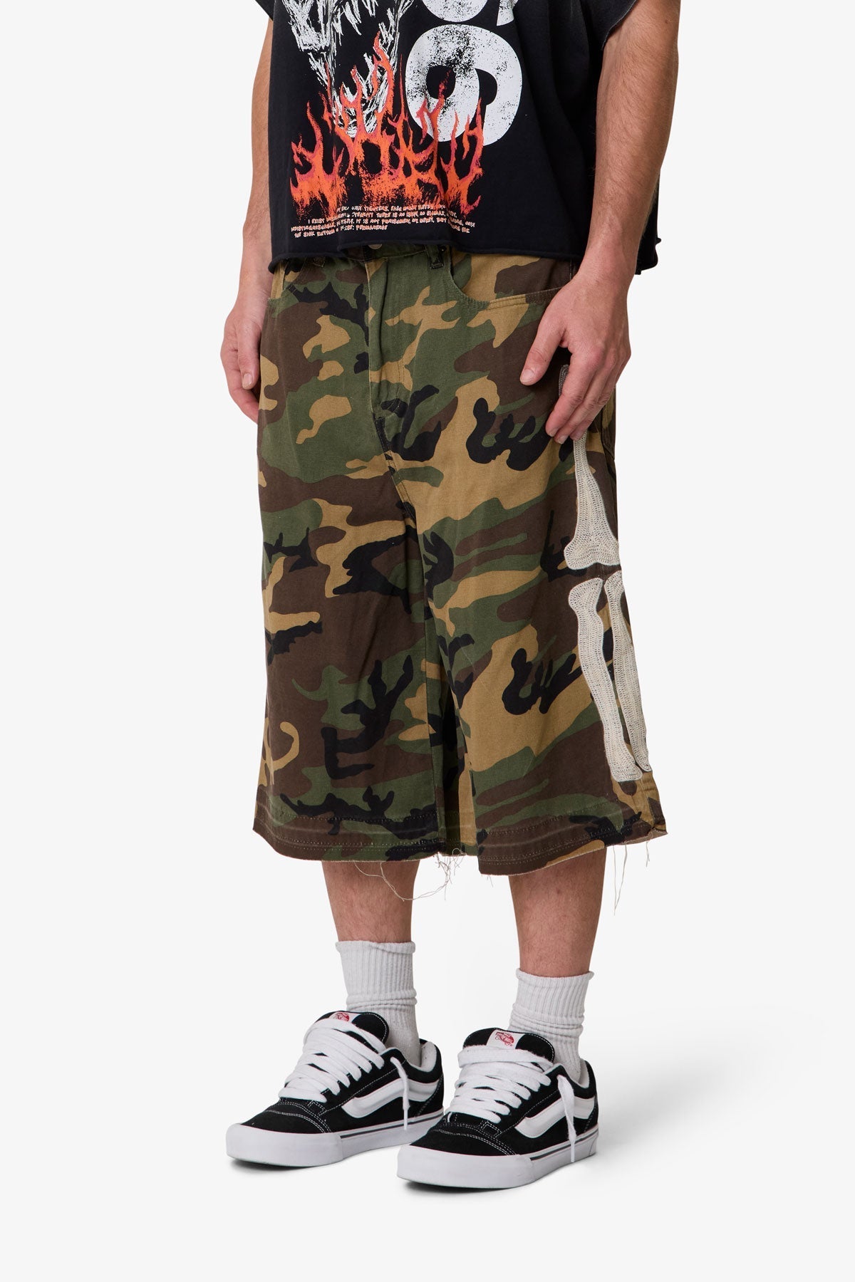 Ultra Baggy Bone Shorts - Camo