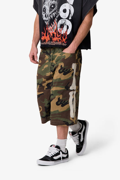 Ultra Baggy Bone Shorts - Camo