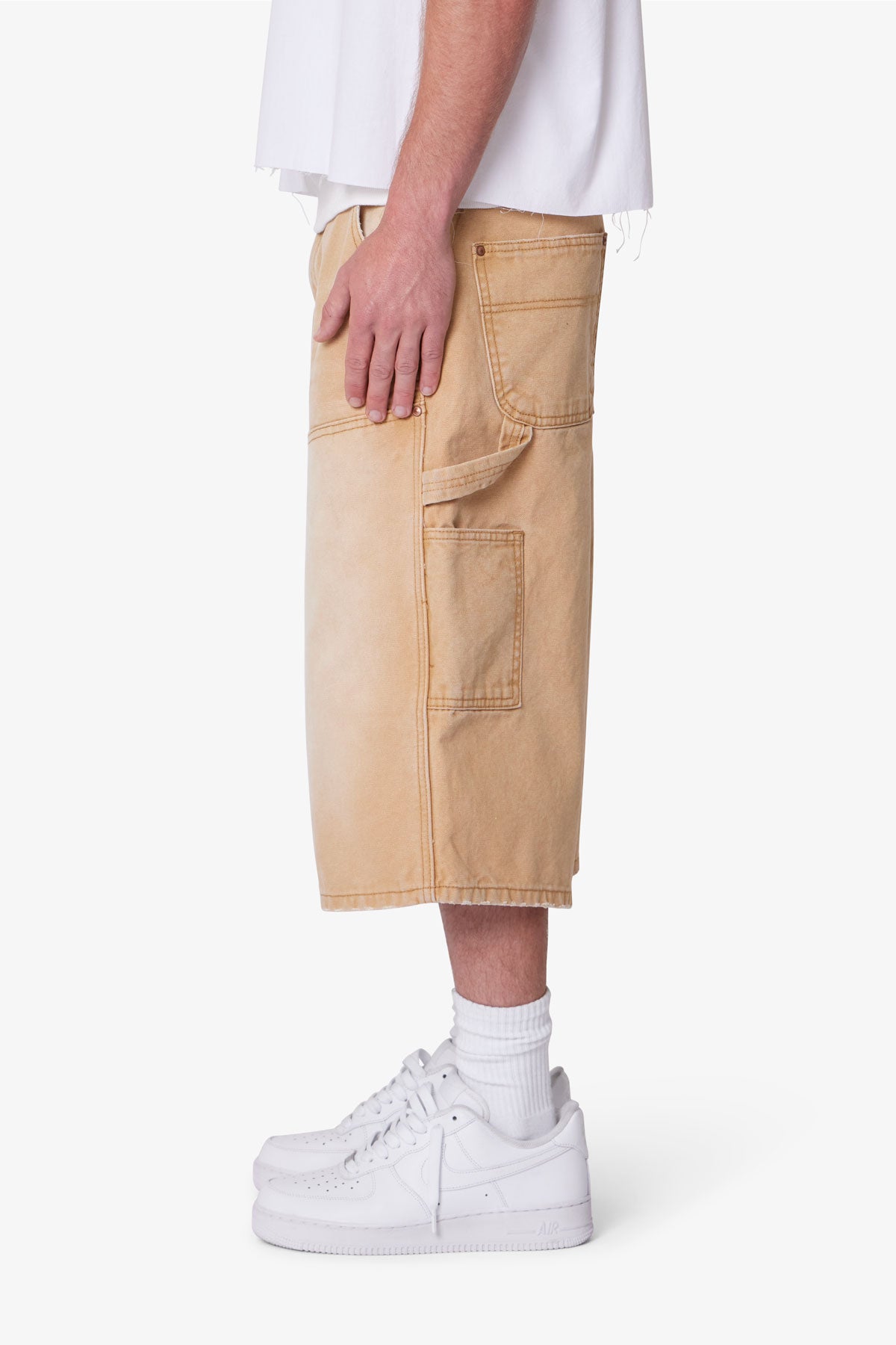 Ultra Baggy Carpenter Shorts - Washed Tan