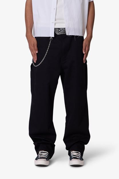 Ultra Baggy Chino Pants - Black