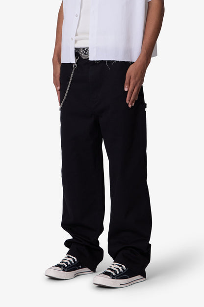 Ultra Baggy Chino Pants - Black