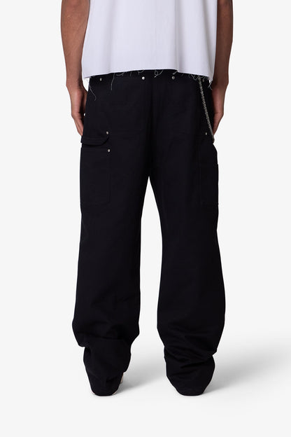 Ultra Baggy Chino Pants - Black