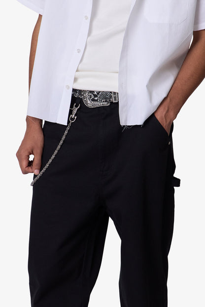Ultra Baggy Chino Pants - Black