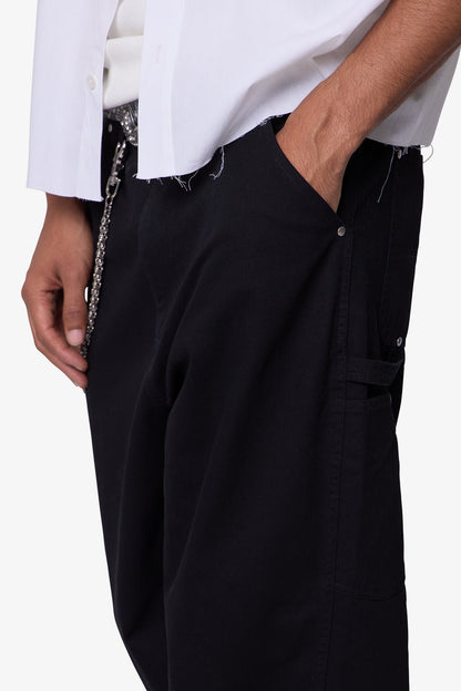 Ultra Baggy Chino Pants - Black