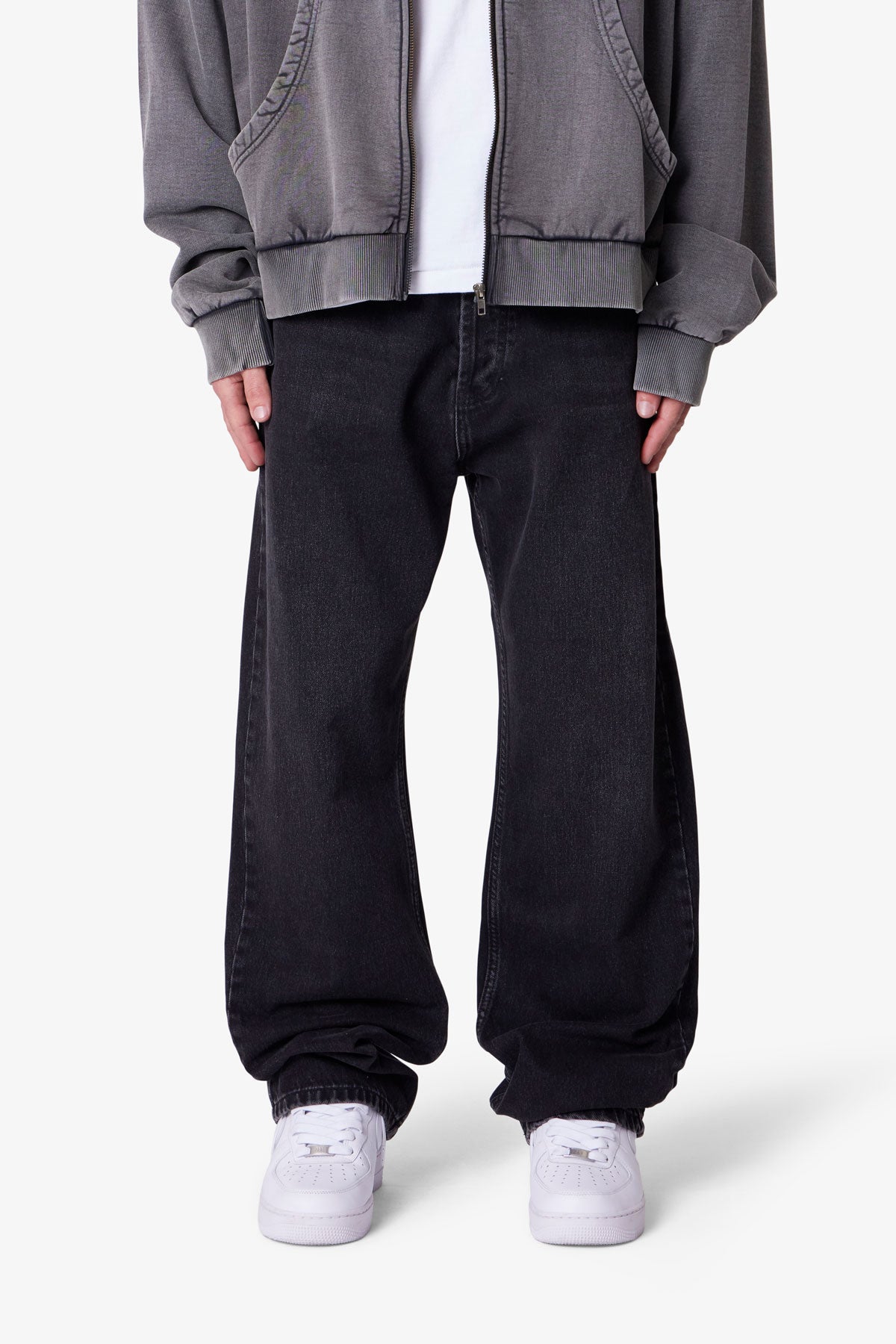 Ultra Baggy Denim - Stone Wash Black