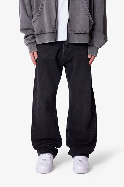 Ultra Baggy Denim - Stone Wash Black