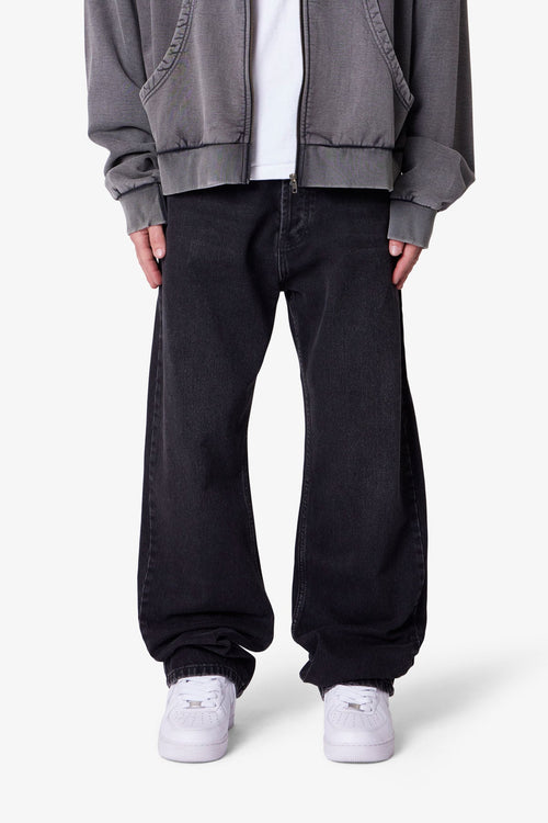 Ultra Baggy Denim - Stone Wash Black