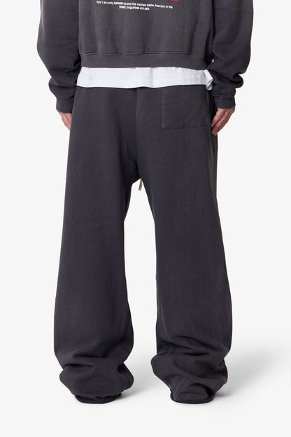 Ultra Baggy Enemy Sweatpants - Washed Black