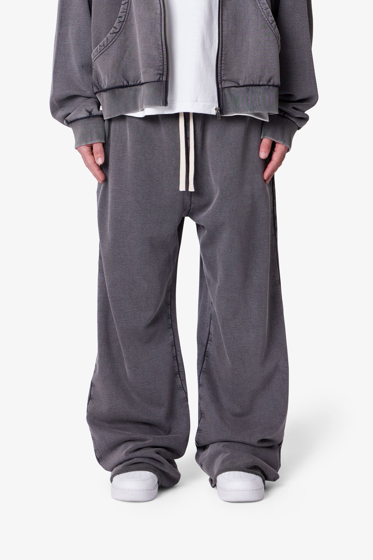 Ultra Baggy Fleece Sweatpants - Vintage Black