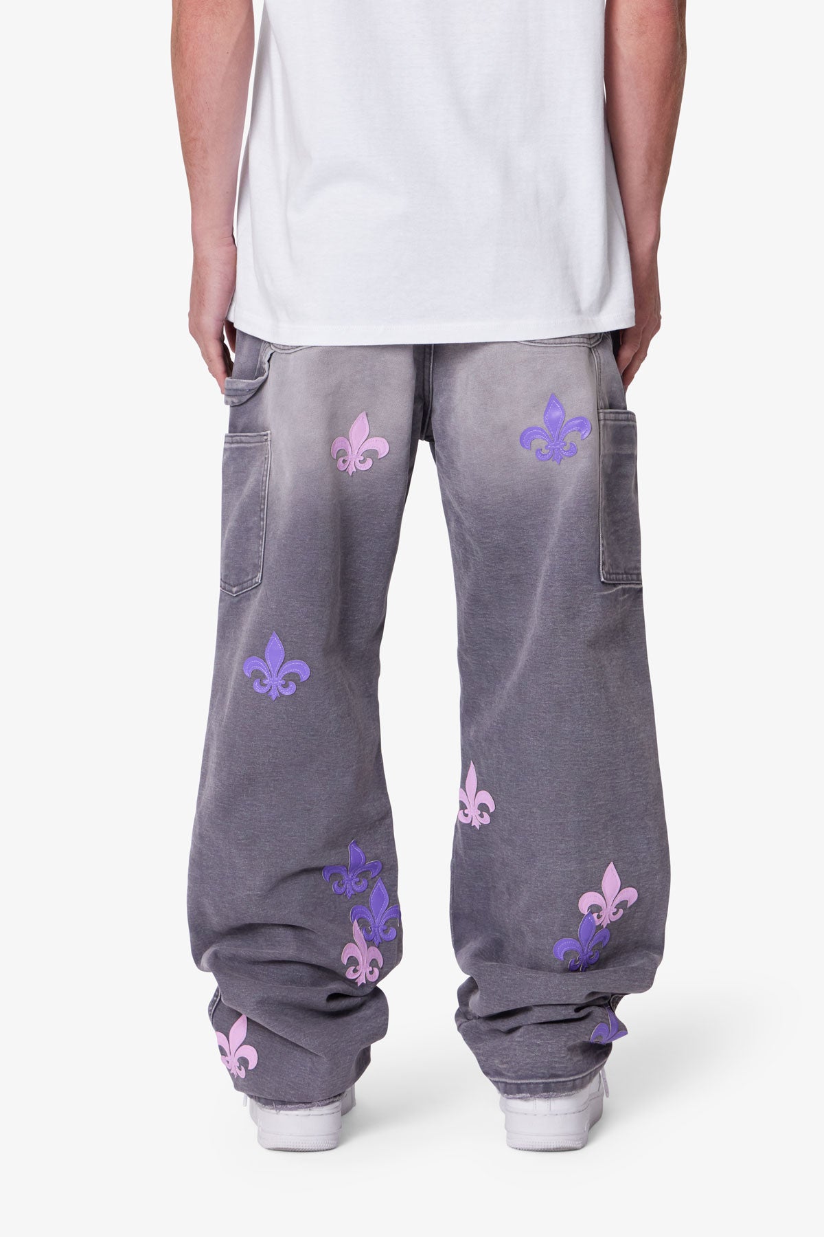 Ultra Baggy Fleur Double Knee Pants - Grey
