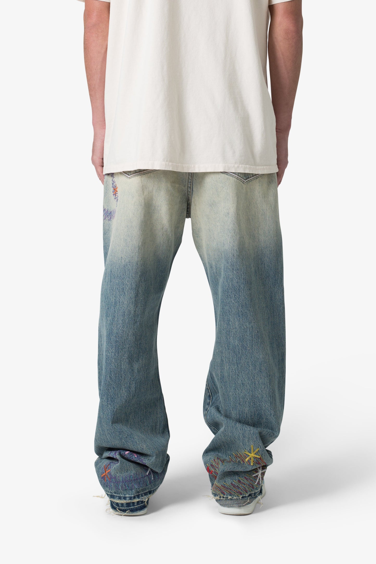 Ultra Baggy Multi Asterisk Denim - Blue/Multi