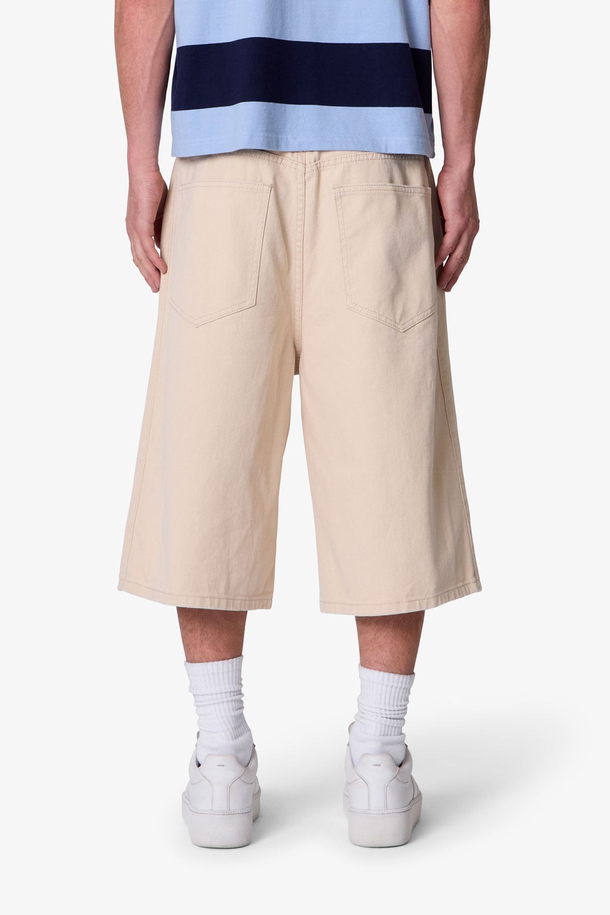 Ultra Baggy Paneled Chino Shorts - Khaki