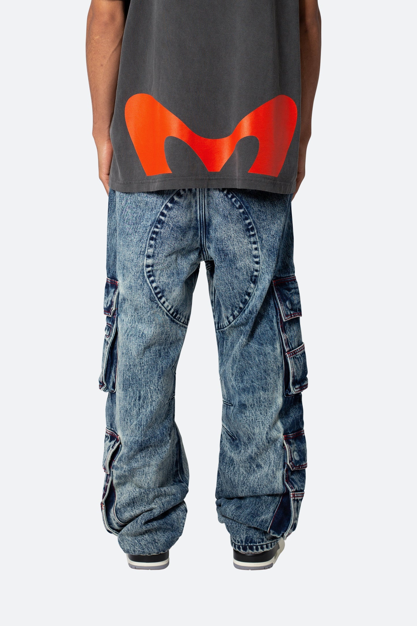 Ultra Baggy Skate Cargo Denim - Vintage Blue