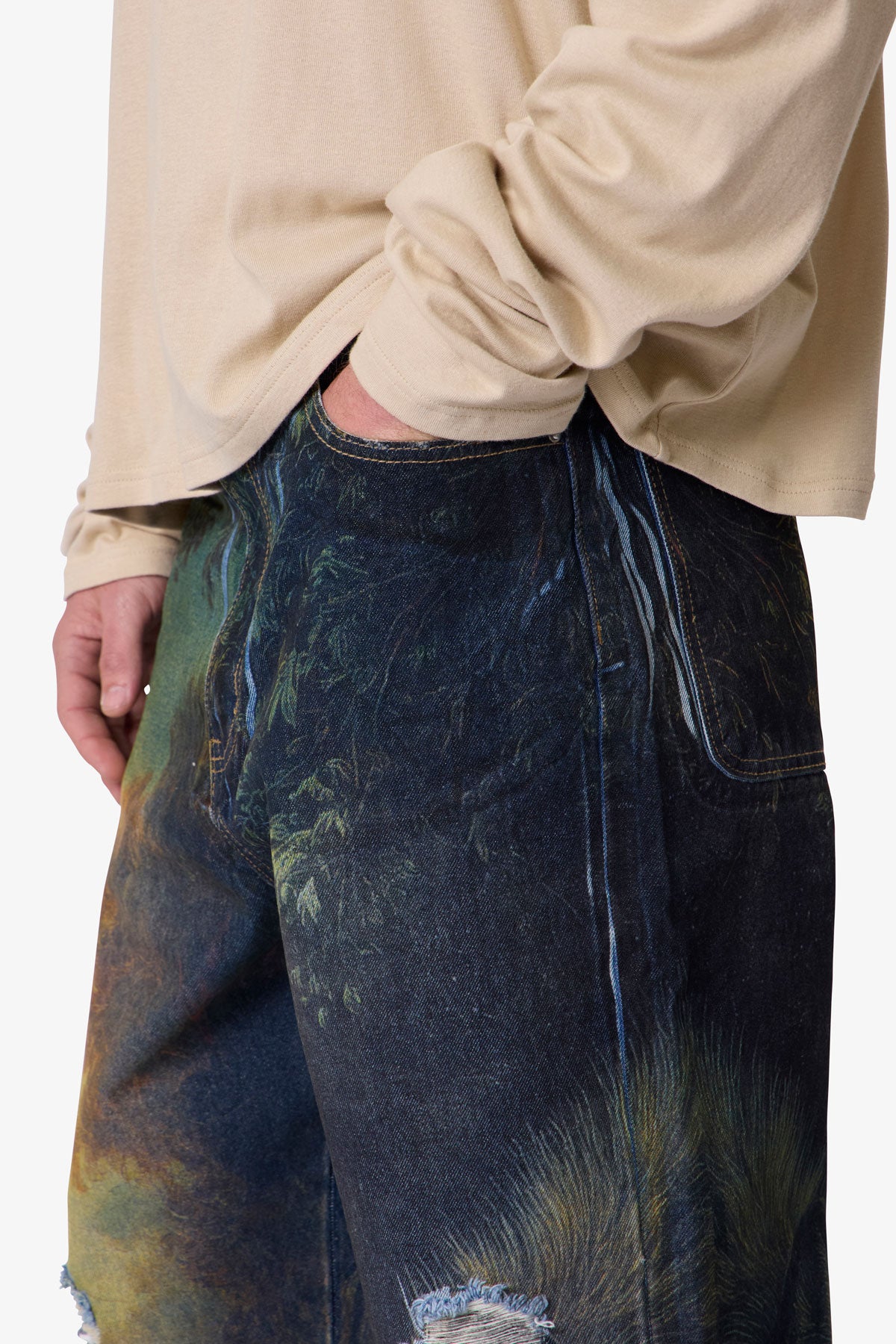 Ultra Baggy Wolf Denim - Multi