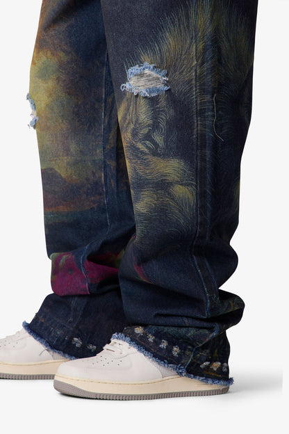 Ultra Baggy Wolf Denim - Multi