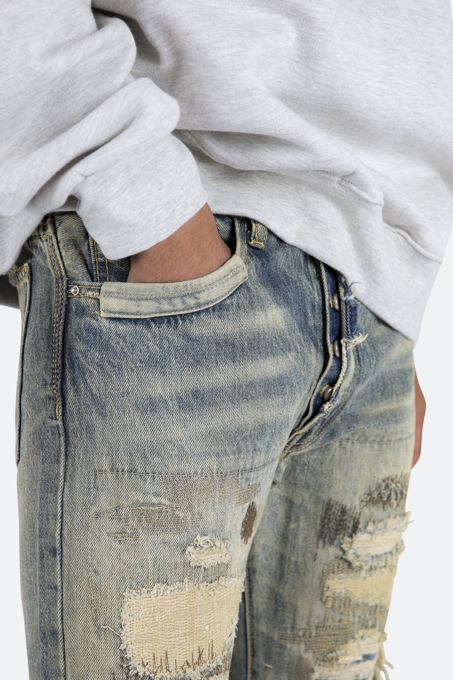 V154 Baggy Denim - Blue