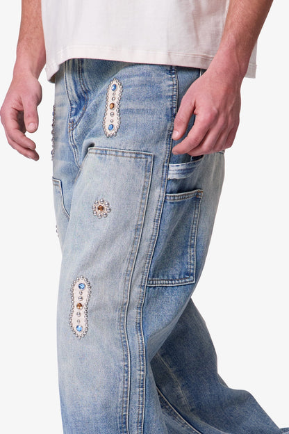 V734 Western Jewel Denim - Blue