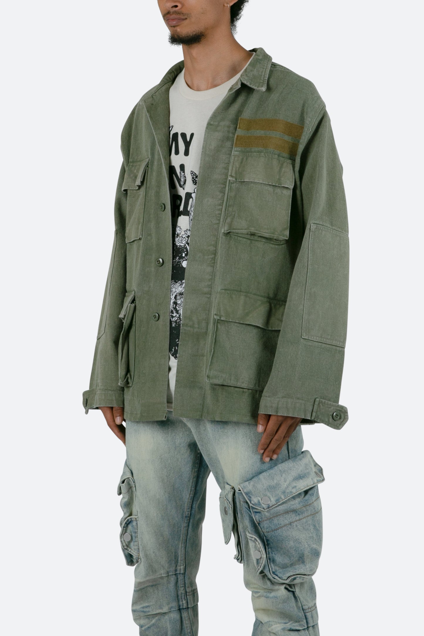 Vintage Army Jacket - Olive