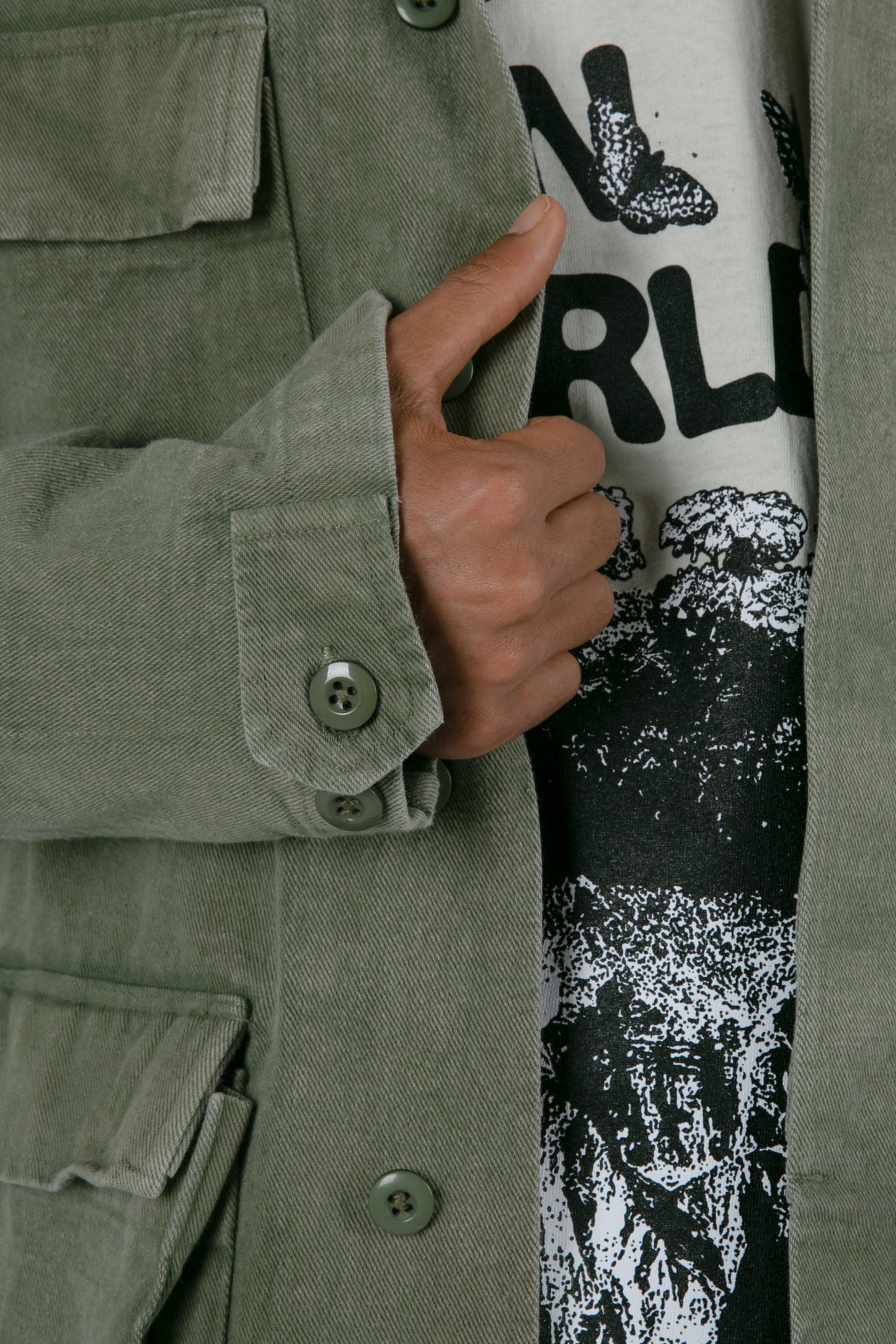 Vintage Army Jacket - Olive