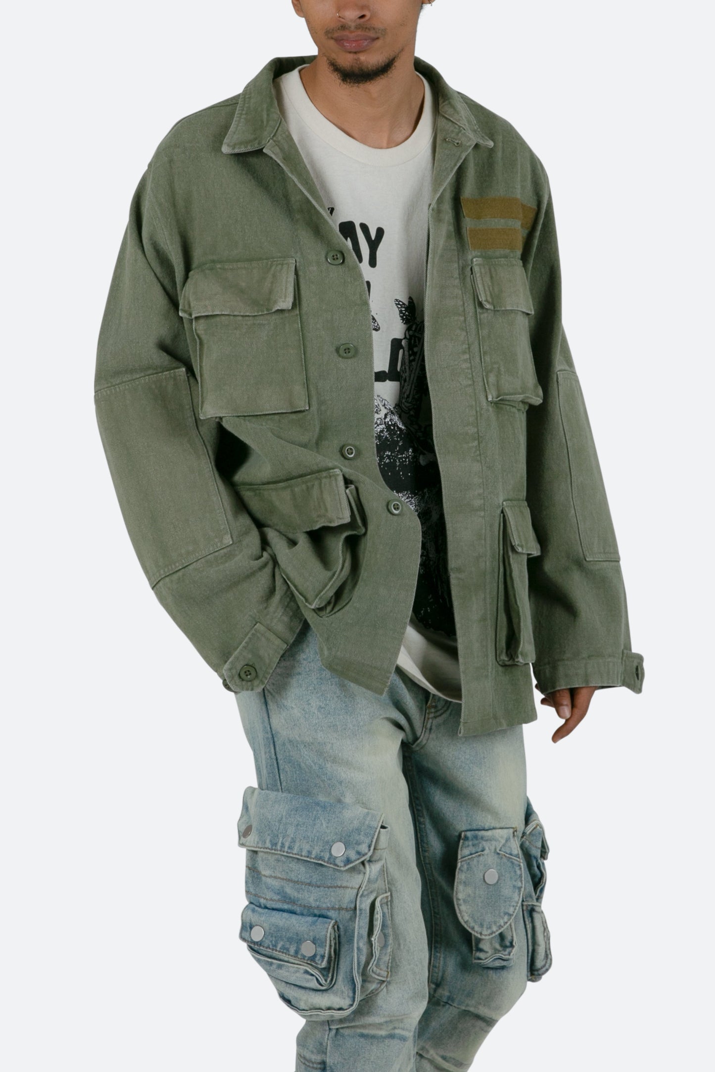 Vintage Army Jacket - Olive