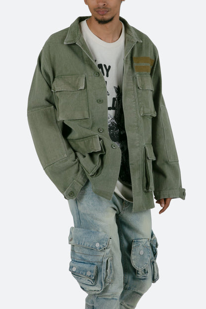 Vintage Army Jacket - Olive
