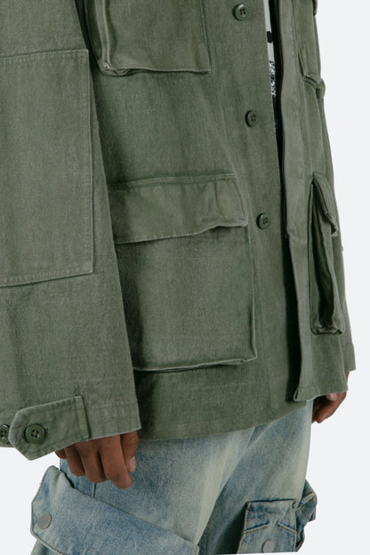 Vintage Army Jacket - Olive