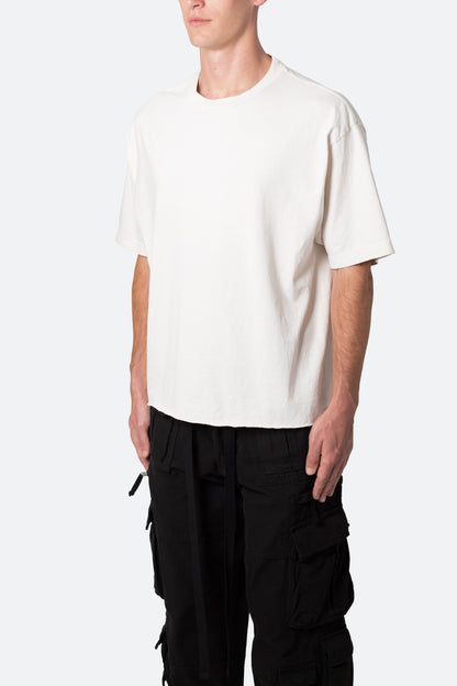 Vintage Boxy Cropped Tee - Off White