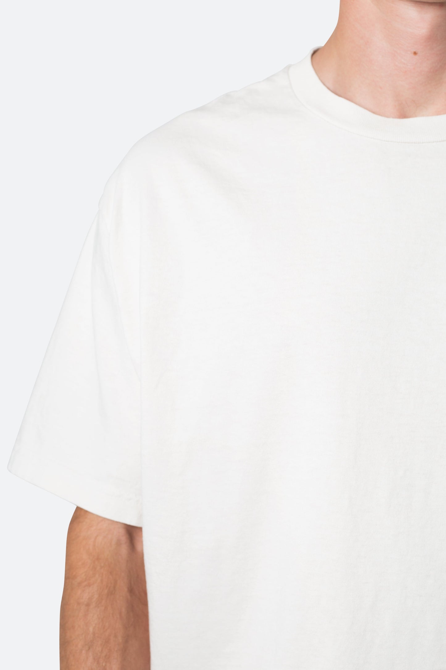 Vintage Boxy Cropped Tee - Off White