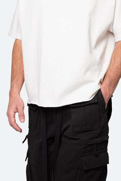 Vintage Boxy Cropped Tee - Off White