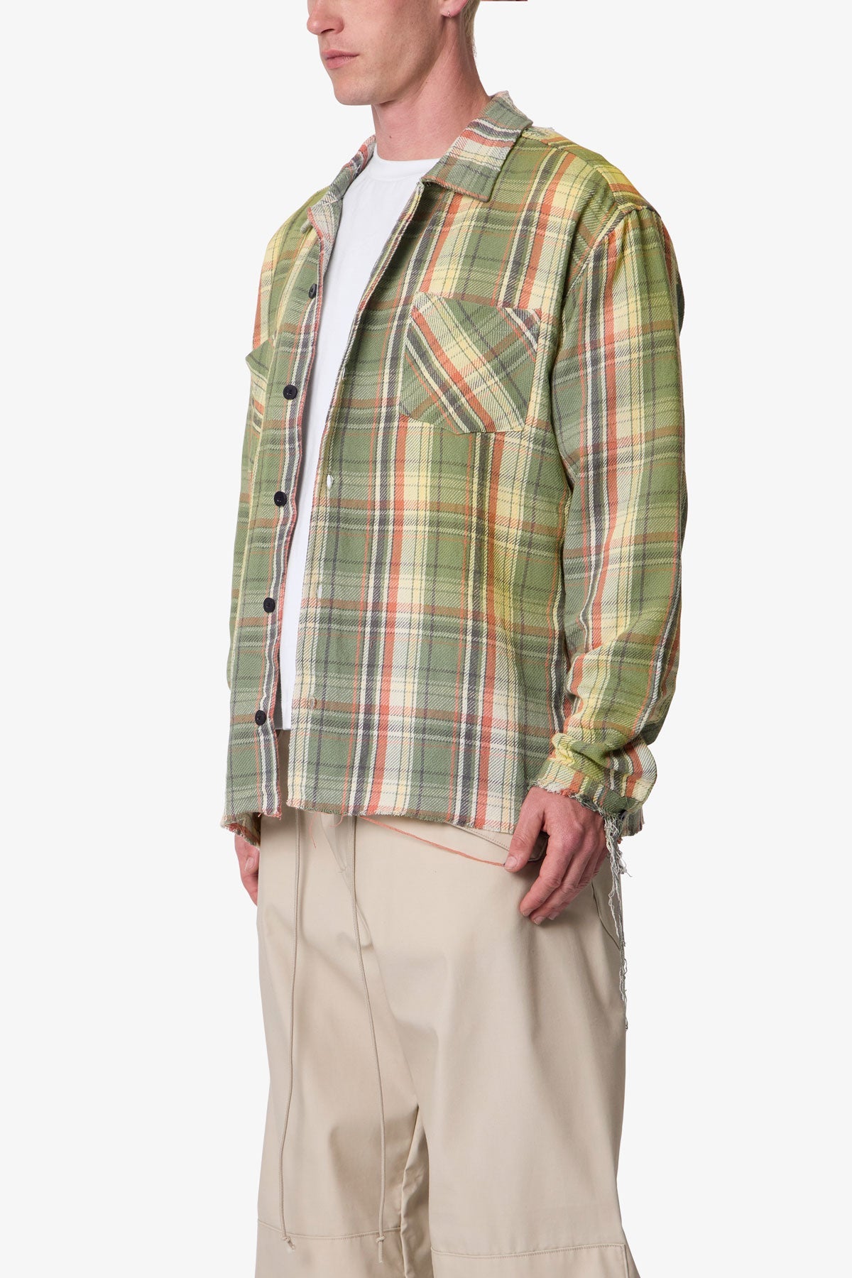 Vintage Flannel Shirt - Green