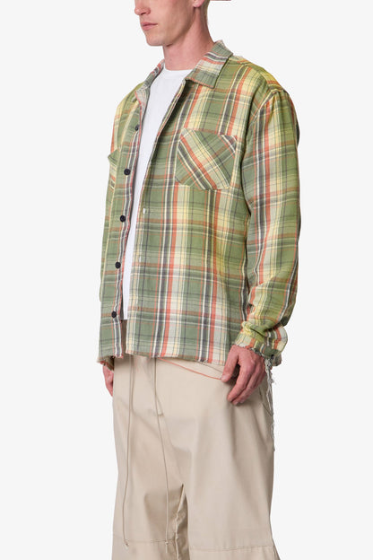 Vintage Flannel Shirt - Green
