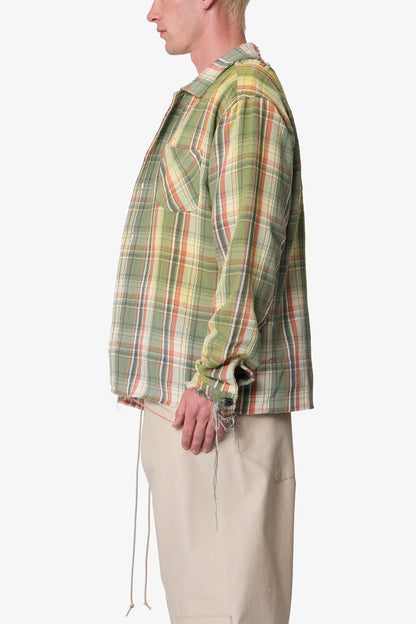 Vintage Flannel Shirt - Green