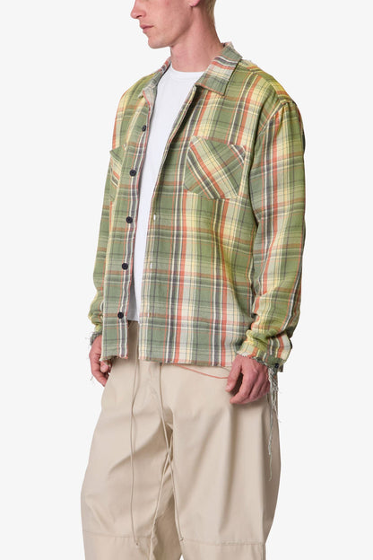Vintage Flannel Shirt - Green