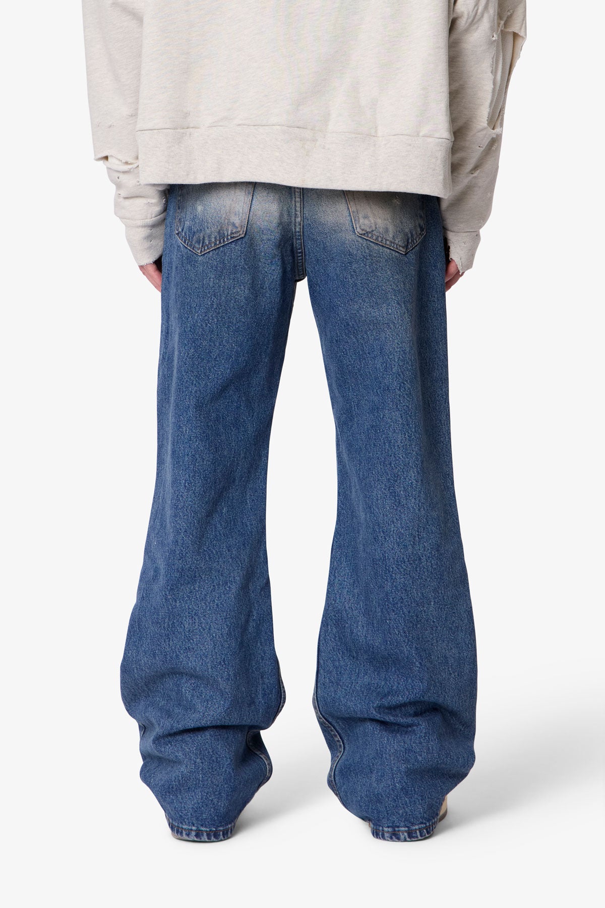 Vintage Flared Denim - Washed Blue