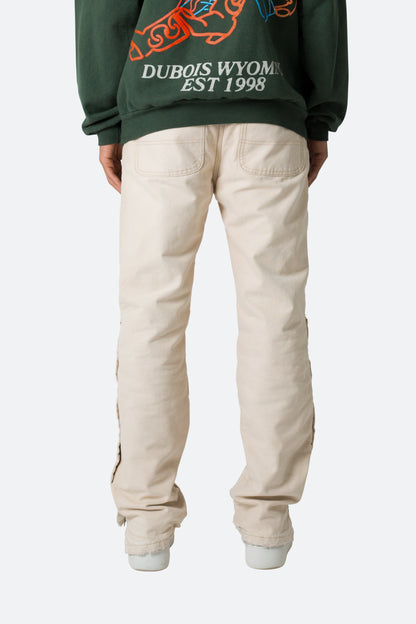 Vintage Lined Work Pants - Tan