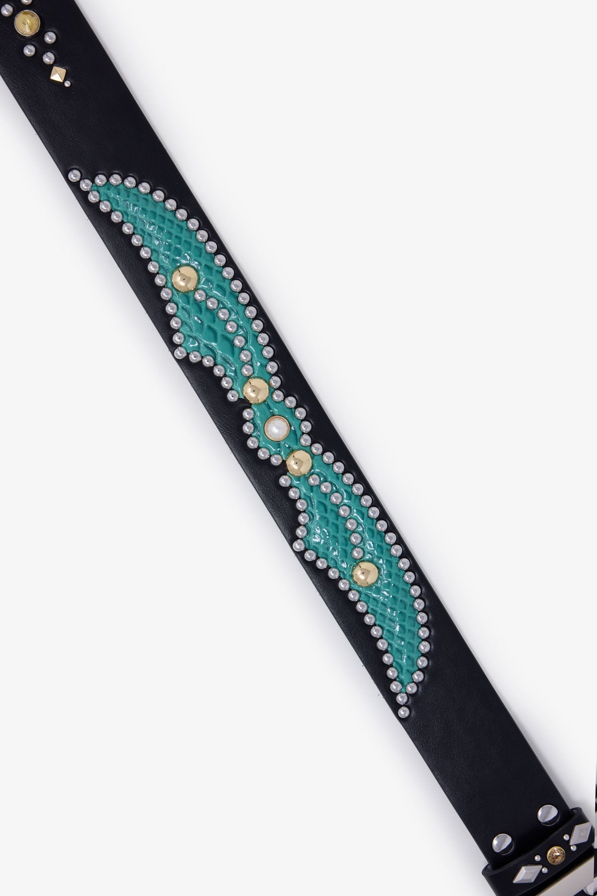 Vintage Python Belt - Black