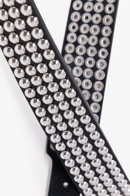 Vintage Studded Belt - Black