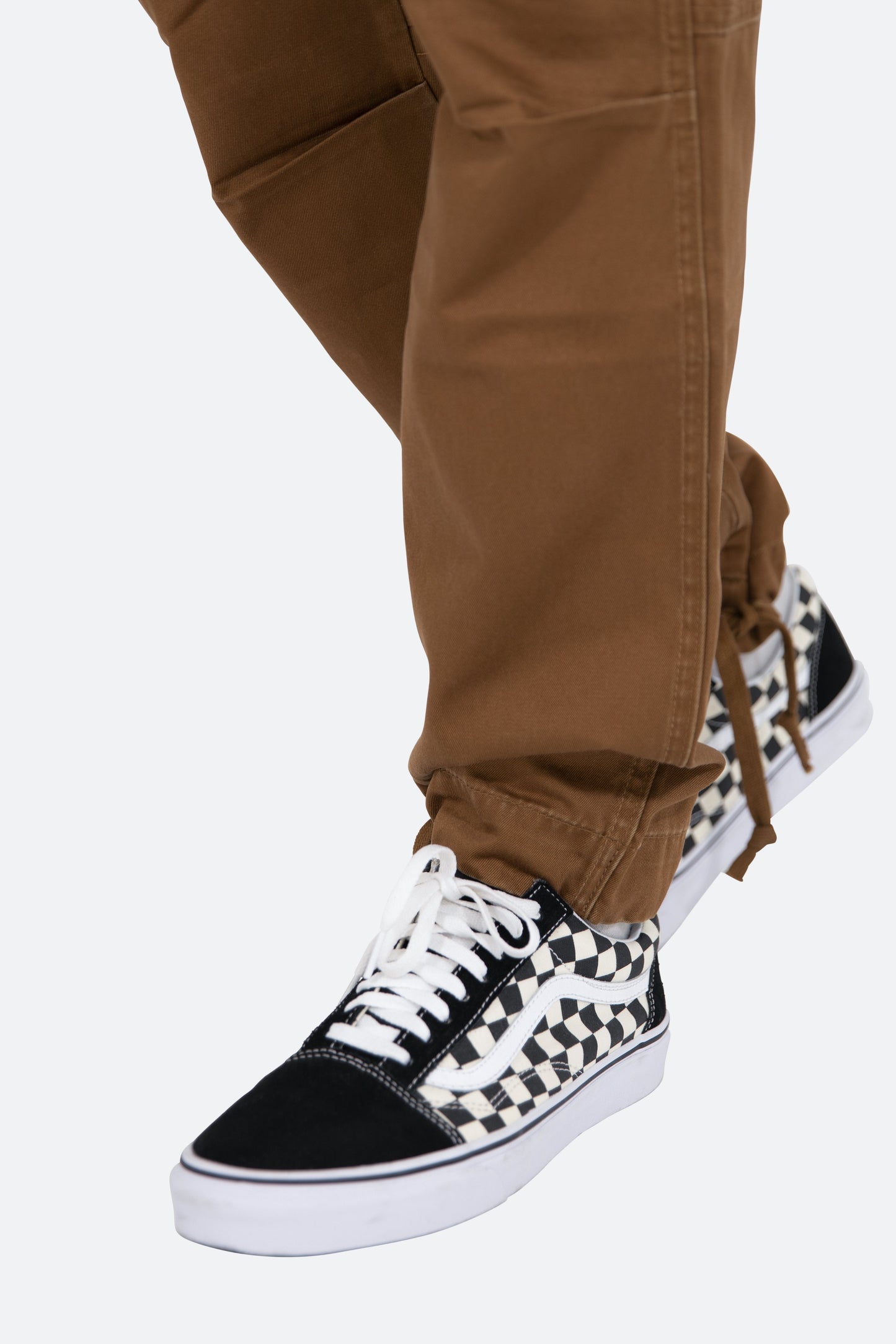 Vintage Twill Cargo Pants - Brown