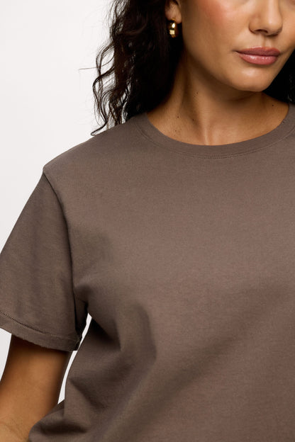 Vintage Cotton Everyday T-Shirt | Mocha