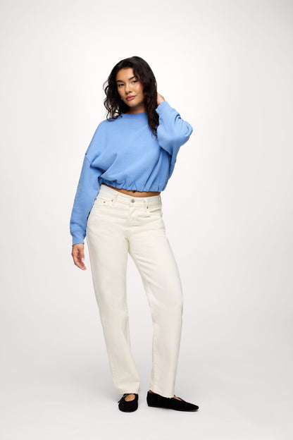 Vintage Fleece Cinch Waist Sweatshirt | Harbor