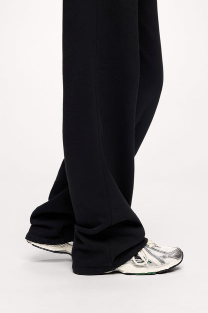 Core Fleece Wide Leg Sweatpant | Black