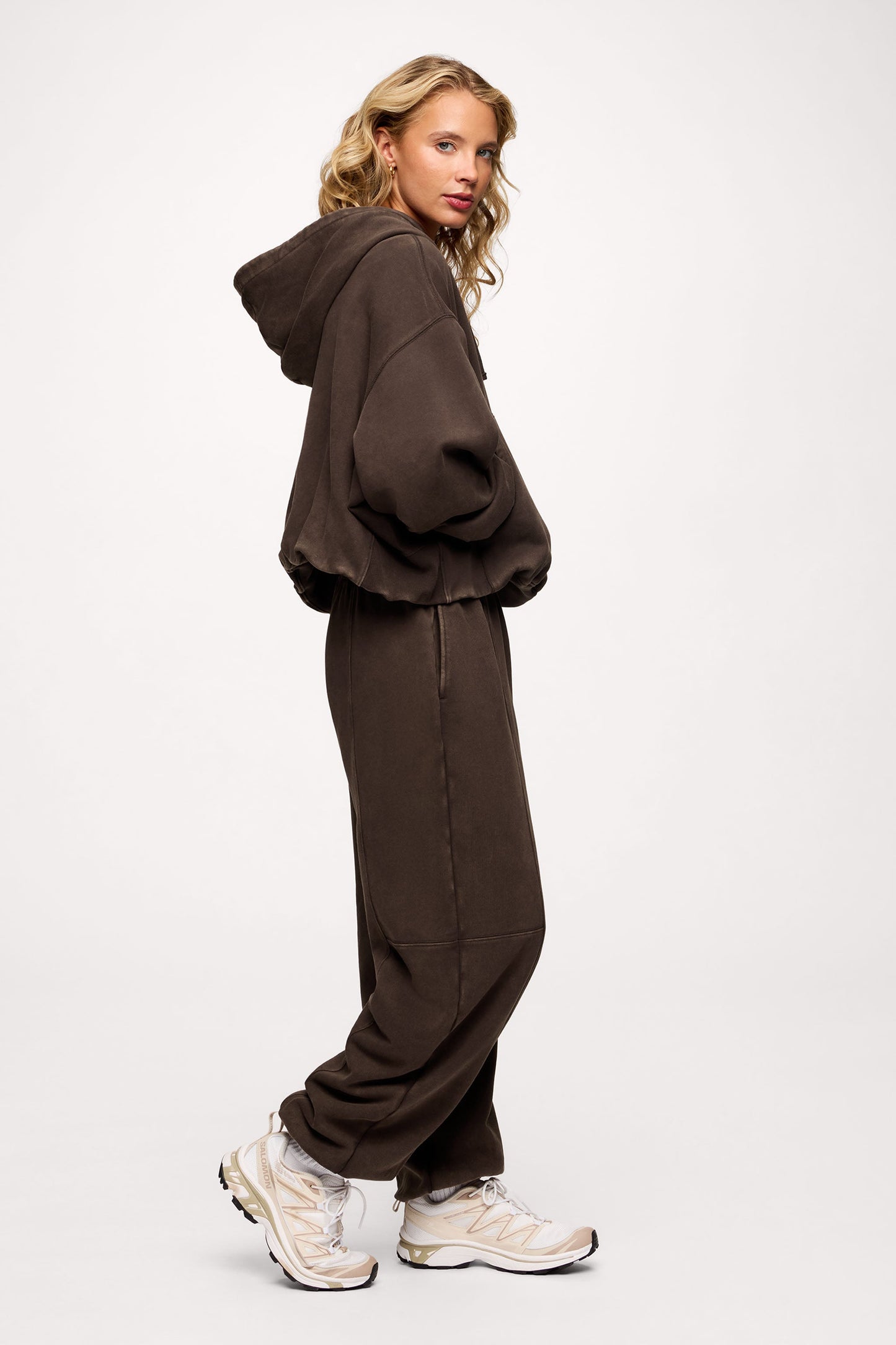 Vintage Washed Hoodie | Espresso