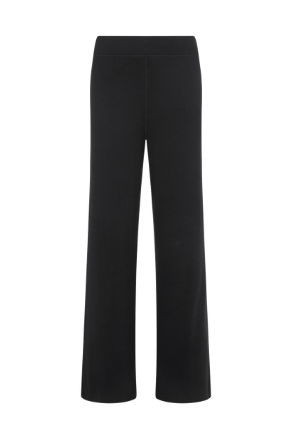 Slinky Rib Streamline Pant | Black