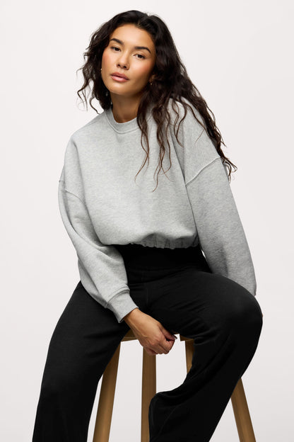 Slinky Rib Streamline Pant | Black
