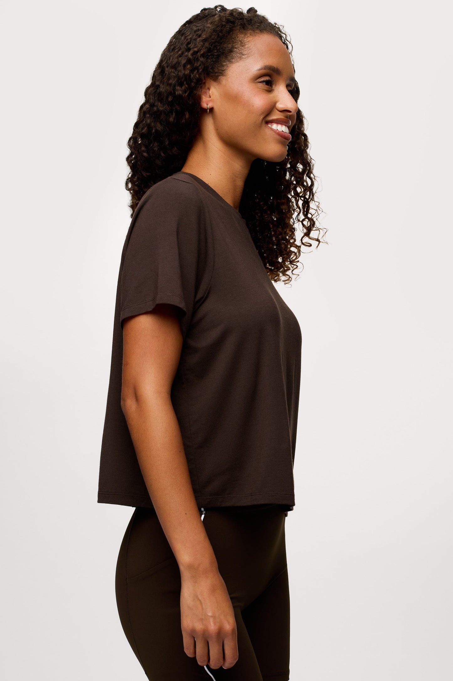 Featherweight Active Tee | Espresso