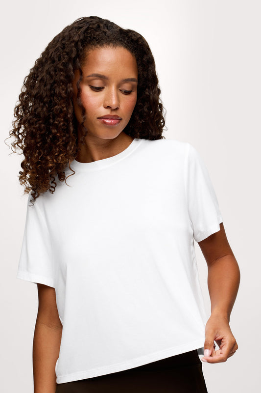 Featherweight Active Tee | White