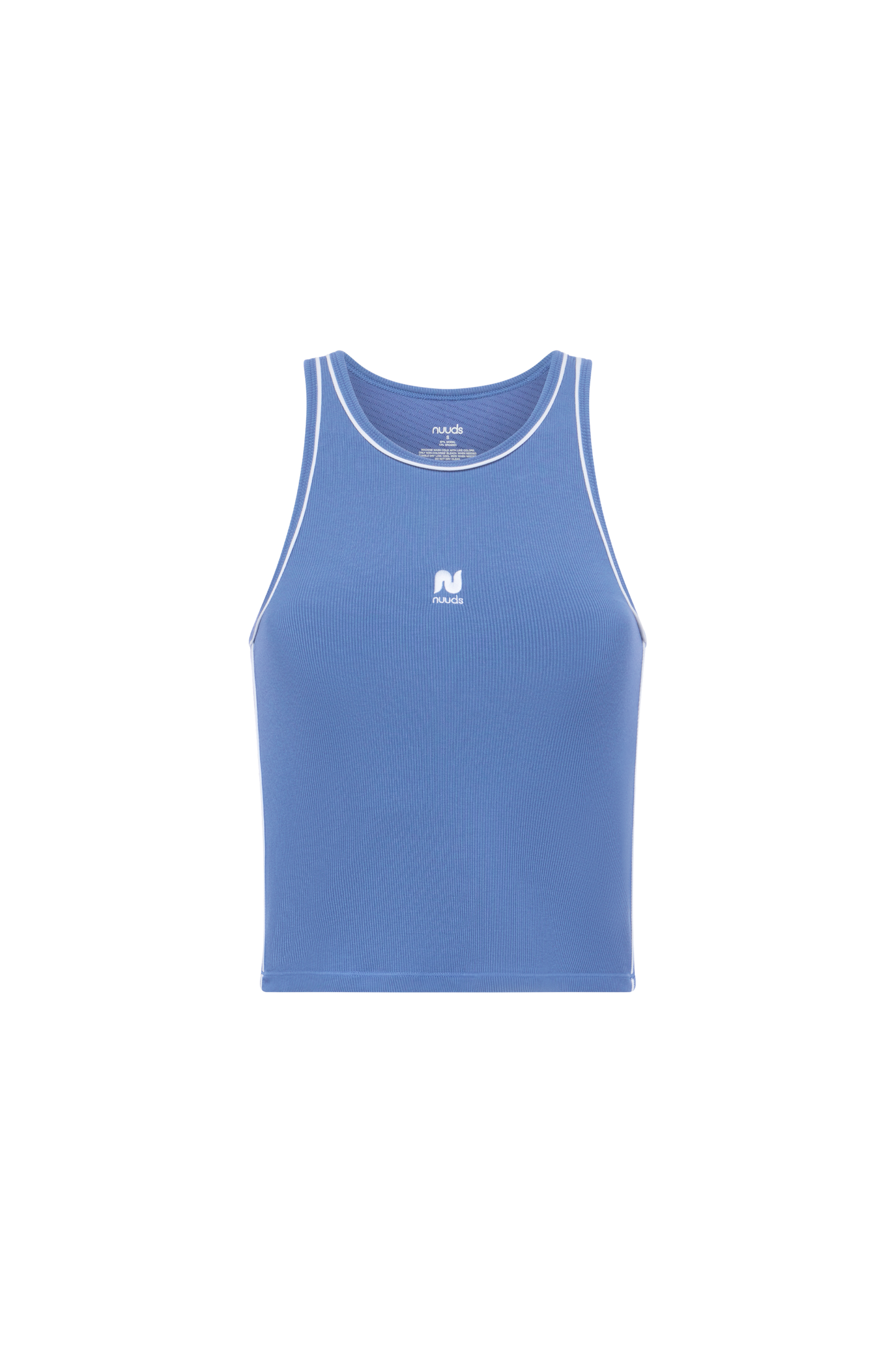 Sporty Rib Piped Racer Tank | Coastal