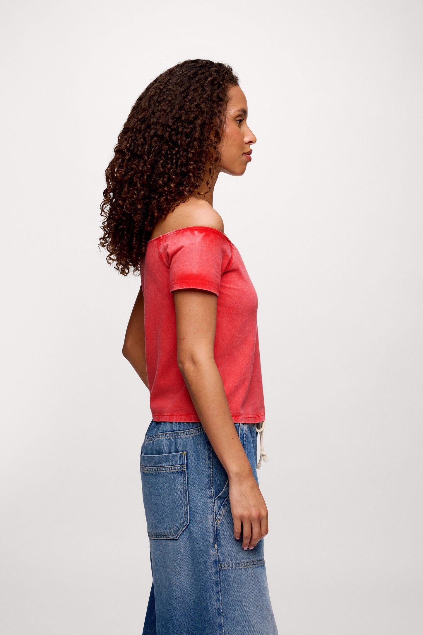 Ease Tee | Washed Cayenne
